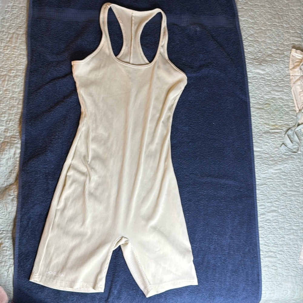 White/beige Jumpsuit